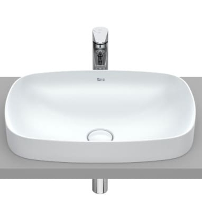 Chậu lavabo bán âm Tây Ban Nha Inspira Soft Roca A327504630