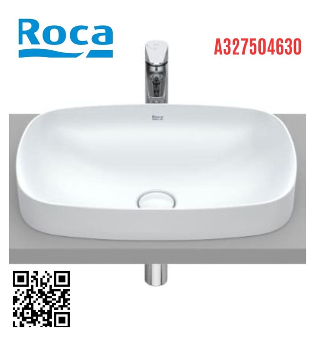 Chậu lavabo bán âm Tây Ban Nha Inspira Soft Roca A327504630