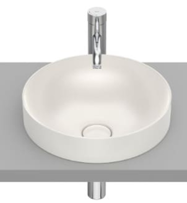 Chậu lavabo bán âm Tây Ban Nha Inspira Roca A32752R650