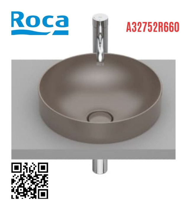 Chậu lavabo bán âm Tây Ban Nha Inspira Roca A32752R660