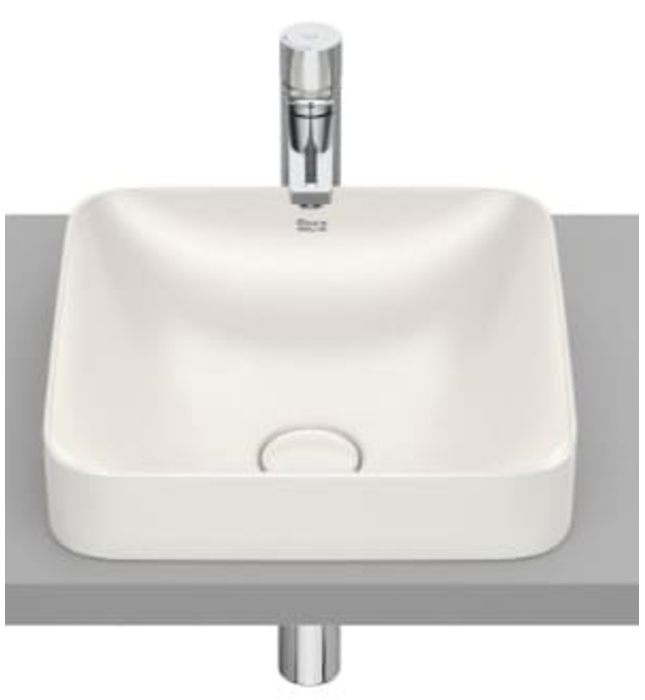 Chậu lavabo bán âm Tây Ban Nha Inspira Roca A32753R650