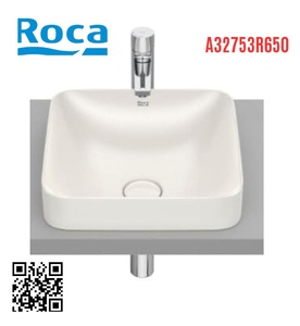 Chậu lavabo bán âm Tây Ban Nha Inspira Roca A32753R650
