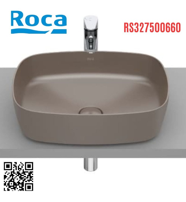 Chậu lavabo dương bàn đá Tây Ban Nha Inspira Soft Roca RS327500660