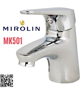 Vòi chậu rửa mặt nóng lạnh Mirolin MK501