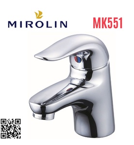 Vòi chậu rửa mặt nóng lạnh Mirolin MK551