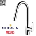 Vòi rửa bát nóng lạnh dây rút Mirolin MK605