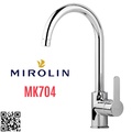 Vòi rửa bát nóng lạnh gắn chậu Mirolin MK704