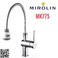 Vòi rửa bát nóng lạnh dây rút Mirolin MK775