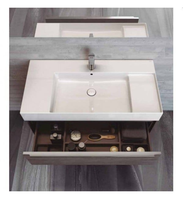 Chậu lavabo dương bàn Tây Ban Nha Inspira Roca A32752A660