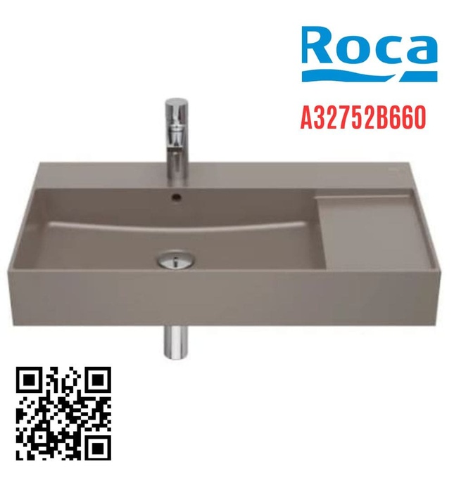 Chậu lavabo dương bàn Tây Ban Nha Inspira Roca A32752B660