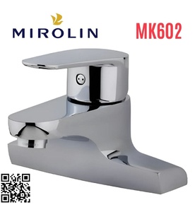 Vòi chậu rửa mặt nóng lạnh Mirolin MK602
