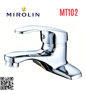 Vòi chậu rửa mặt nóng lạnh Mirolin MT102