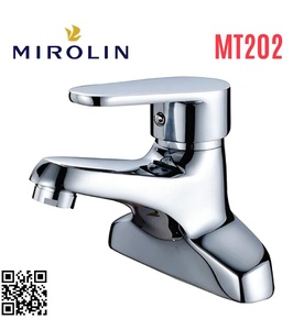 Vòi chậu rửa mặt nóng lạnh Mirolin MT202