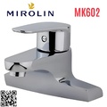 Vòi chậu rửa mặt nóng lạnh Mirolin MK602