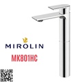 Vòi chậu rửa mặt nóng lạnh chân cao Mirolin MK801HC