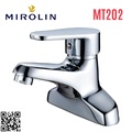 Vòi chậu rửa mặt nóng lạnh Mirolin MT202