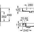 Chậu Lavabo Dương Bàn Roca Inspira A32752C660