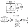 Chậu Lavabo Dương Bàn Roca Ona A32768E000