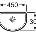 Chậu Lavabo Dương Bàn Roca Optica A327C10000