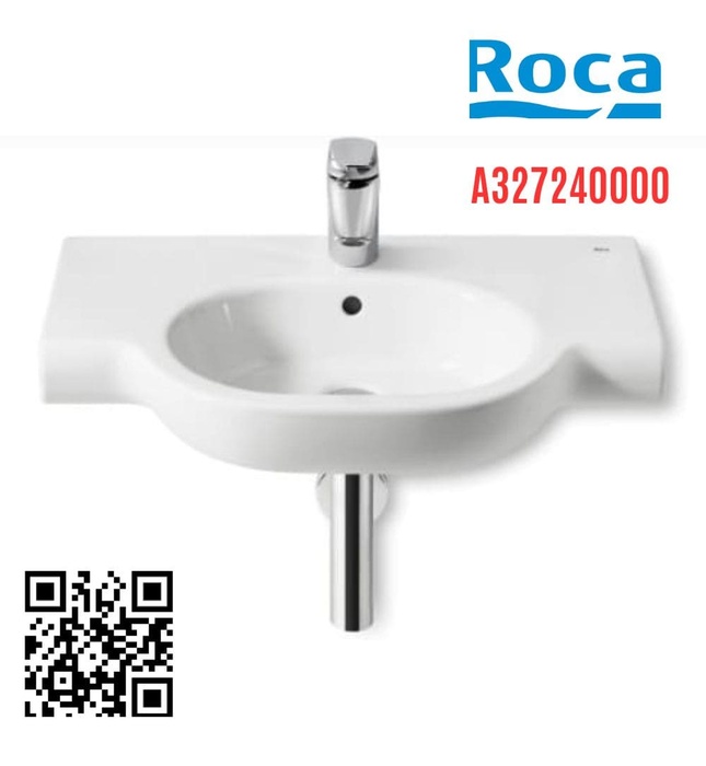 Chậu lavabo treo tường Tây Ban Nha Meridian Roca A327240000