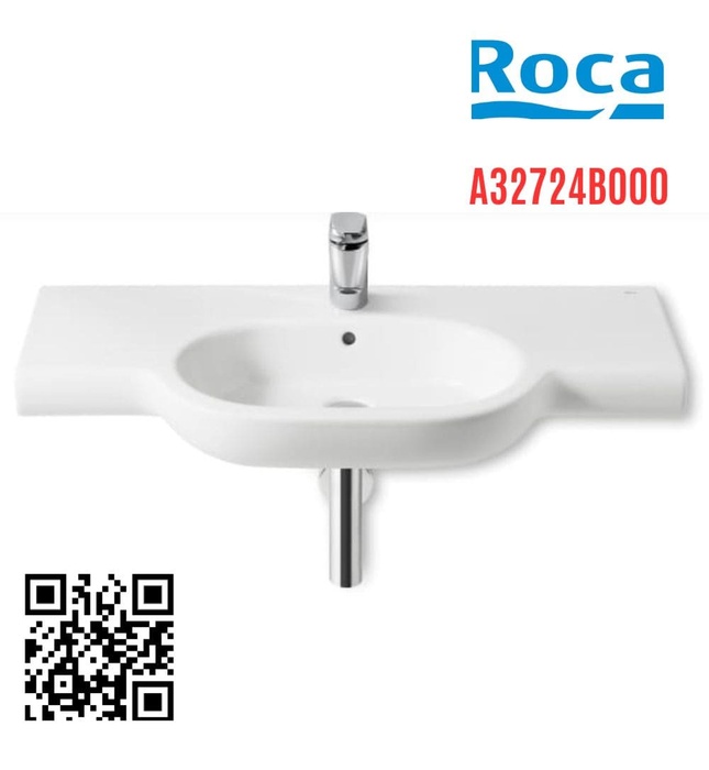 Chậu lavabo treo tường Tây Ban Nha Meridian Roca A32724B000