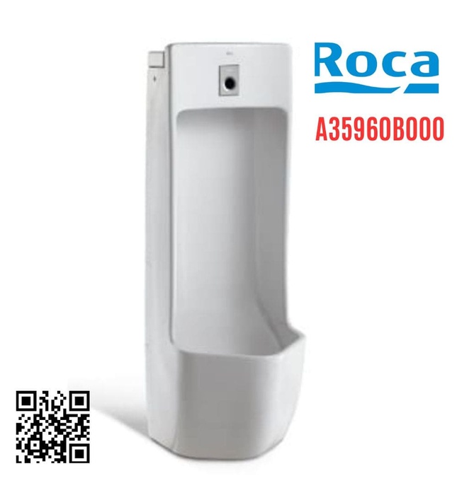 Bồn tiểu nam đặt sàn cảm ứng dùng pin Site Roca A35960B000