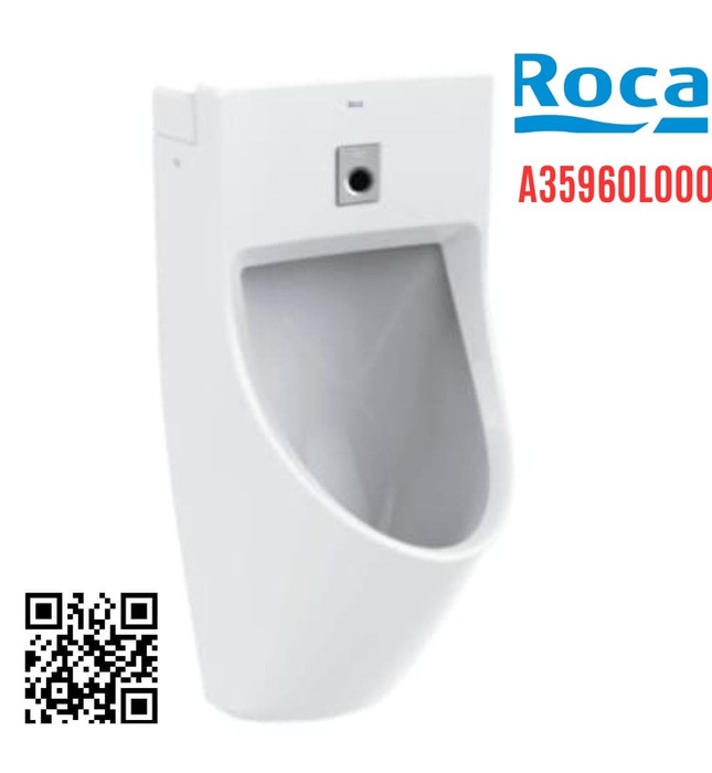 Bồn tiểu nam treo tường cảm ứng dùng pin Site Roca A35960L000