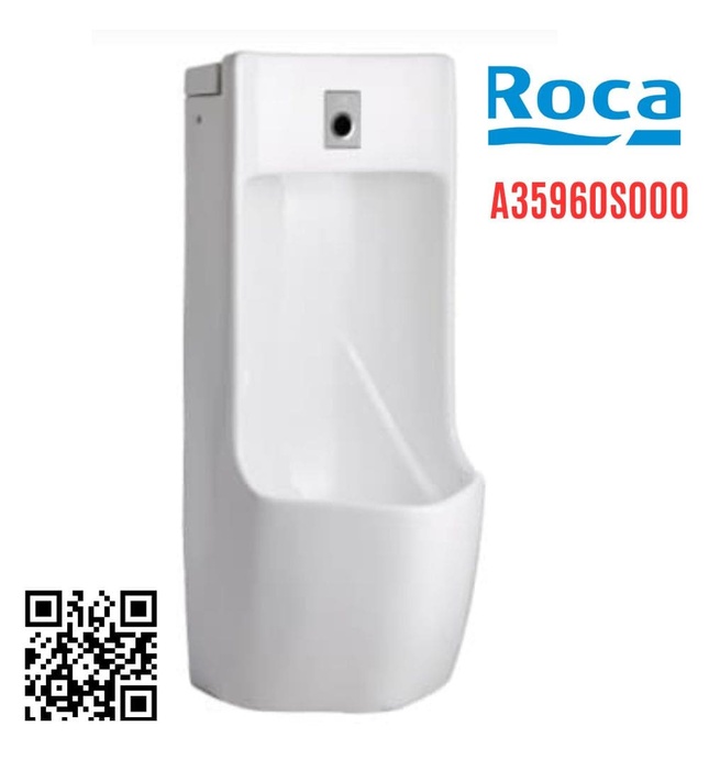 Bồn tiểu nam đặt sàn cảm ứng dùng pin Site Roca A35960S000