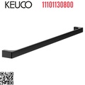 Thanh treo khăn đơn màu đen Edition 11 Keuco 11101130800