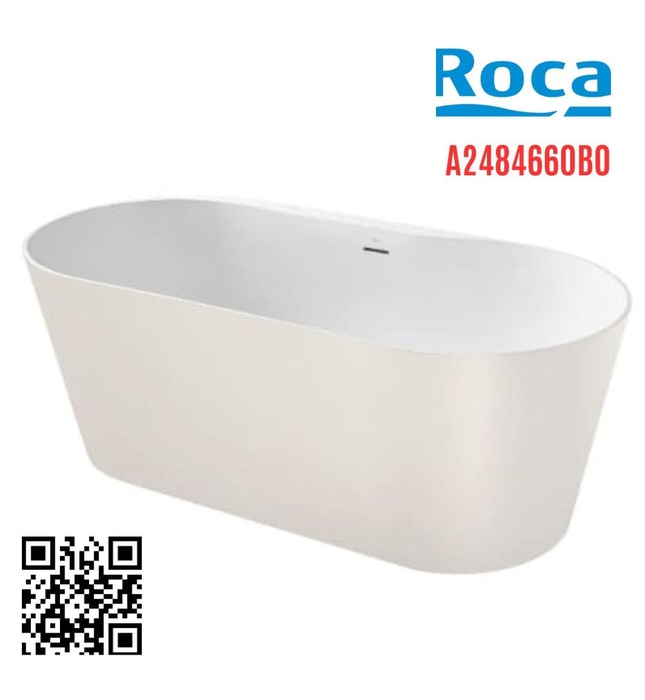 Bồn tắm đặt sàn 1.6m Ba Lan Raina Roca A2484660B0 (màu be)