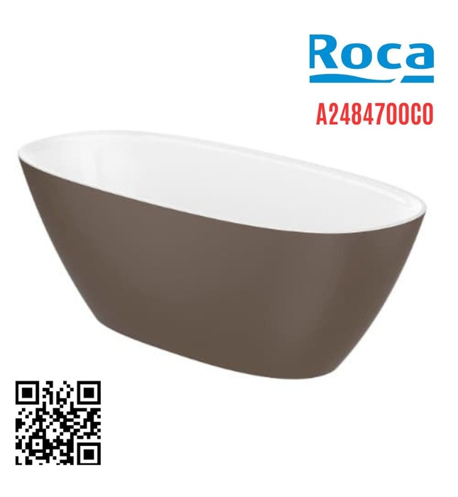 Bồn tắm đặt sàn 1.65m Tây Ban Nha Ariane Roca A2484700C0 (màu cafe)