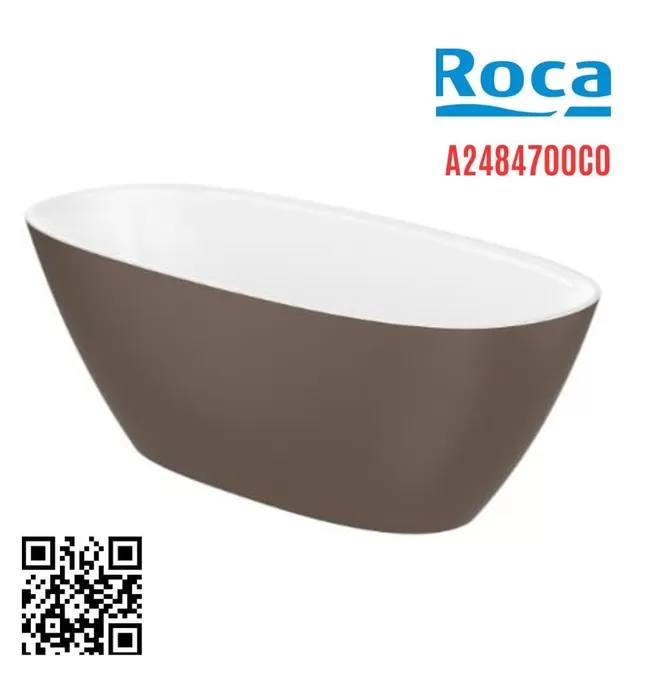 Bồn tắm đặt sàn 1.65m Tây Ban Nha Ariane Roca A2484700C0 (màu cafe)