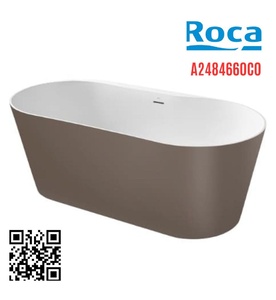 Bồn tắm đặt sàn 1.6m Ba Lan Raina Roca A2484660C0 (trắng cafe) 