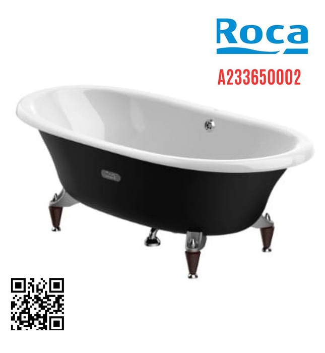 Bồn tắm đứng có chân cổ điển 1.7m Newcast Roca A233650002