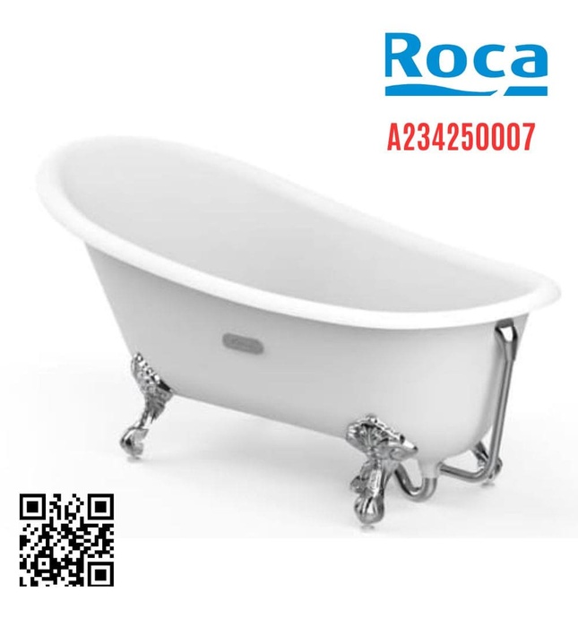 Bồn tắm đứng có chân cổ điển 1.6m Carmen Roca A234250007