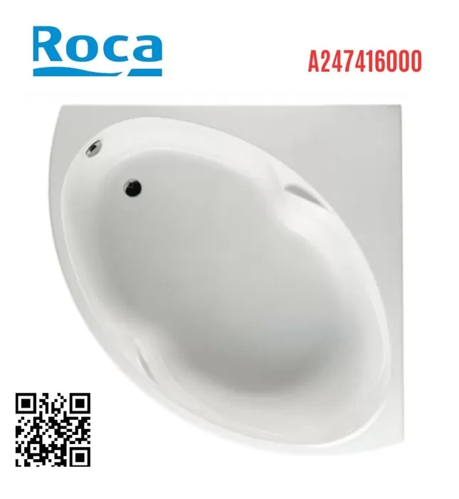 Bồn tắm góc đặt sàn Genova Roca A247416000