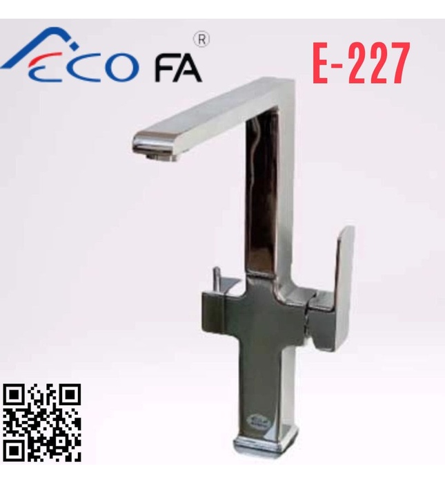 Vòi rửa bát 3 đường nước RO Hàn Quốc Ecofa E-227