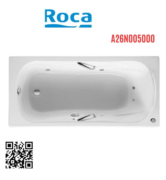 Bồn tắm xây massage 1.8m Tây Ban Nha Miami Roca A247537001