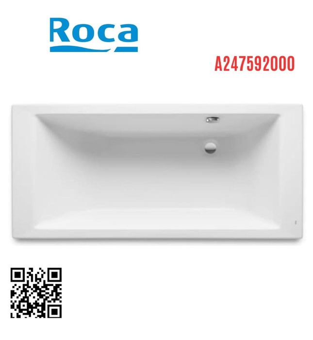 Bồn tắm xây 1.8m Vythos Roca A247592000