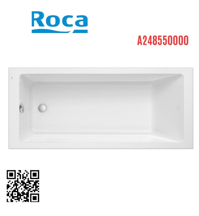 Bồn tắm xây 1.7m Tây Ban Nha Vythos Roca A248550000