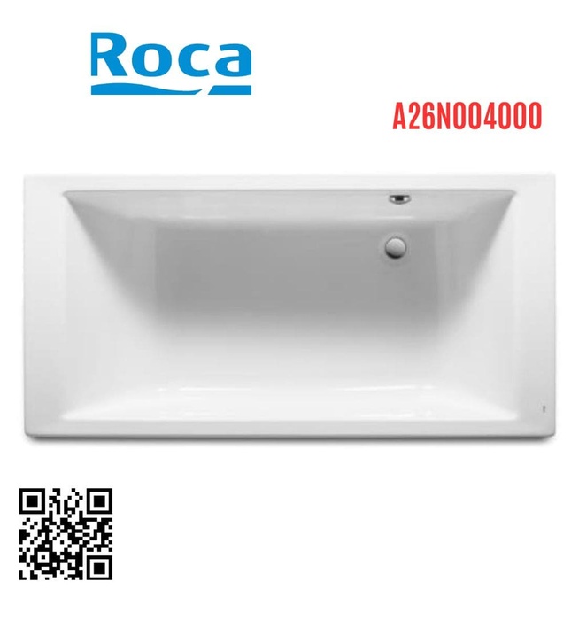 Bồn tắm xây 1.6m Vythos Roca A26N004000