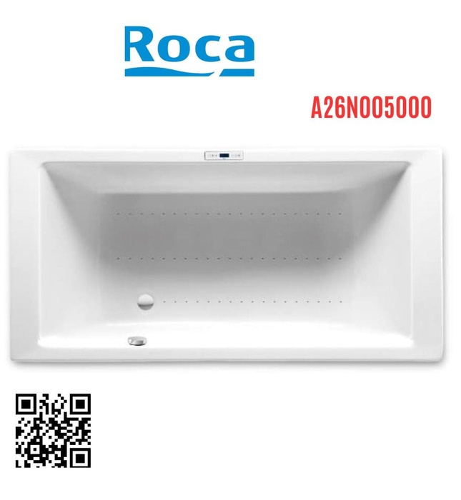 Bồn tắm xây massage 1.6m Tây Ban Nha Vythos Roca A26N005000
