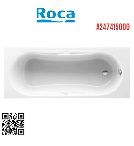 Bồn tắm xây hình chữ nhật 1.6m Genova Roca A247415000