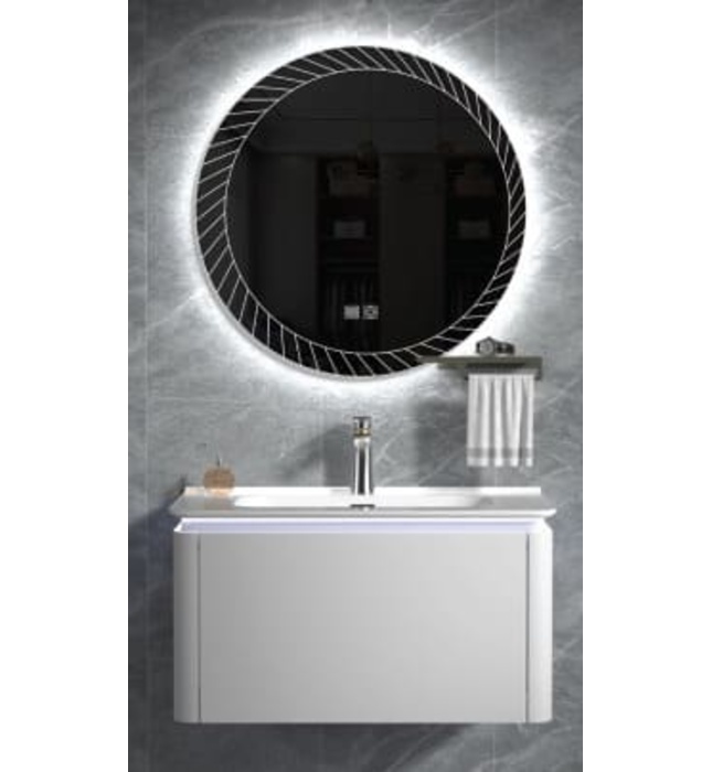 Bộ tủ chậu cao cấp đèn Led Mowoen MW2703-60 