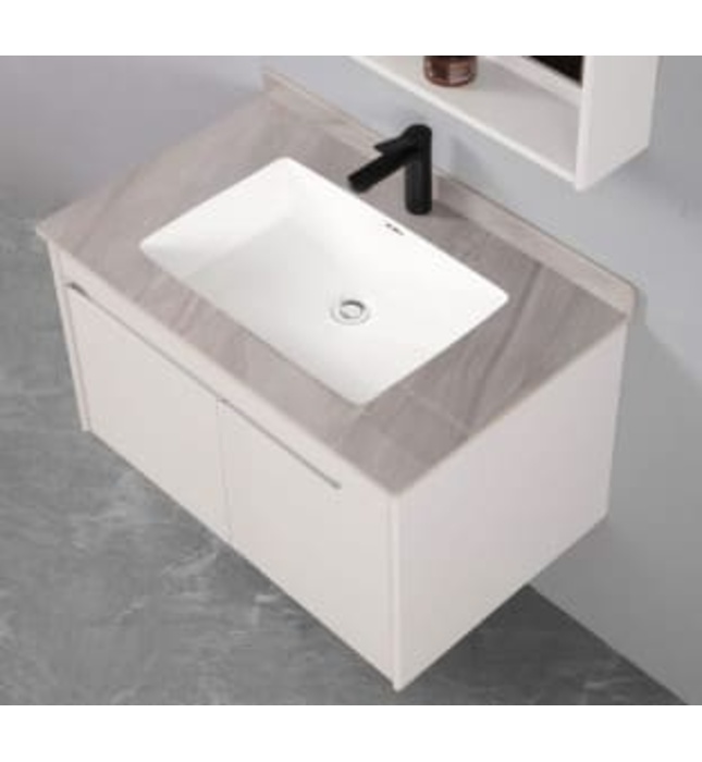 Bộ tủ chậu cao cấp đèn Led Mowoen MW2805-80PVC