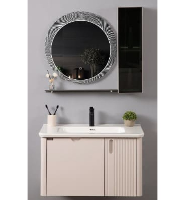 Bộ tủ chậu cao cấp đèn Led Mowoen MW2811-80