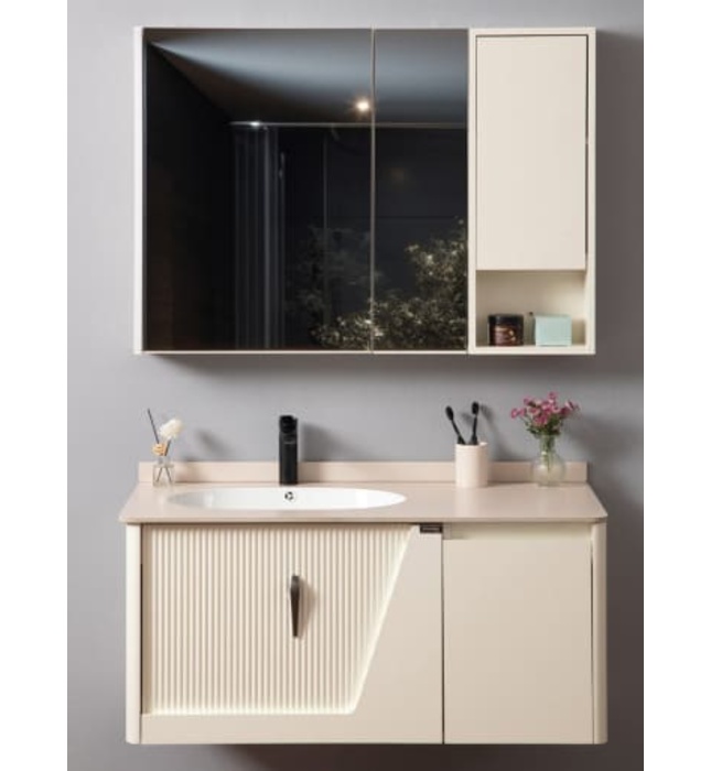 Bộ tủ chậu cao cấp đèn Led Mowoen MW2868-100PVC 