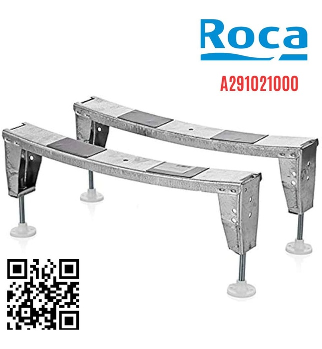 Bộ chân bồn tắm thép tráng men Roca A291021000