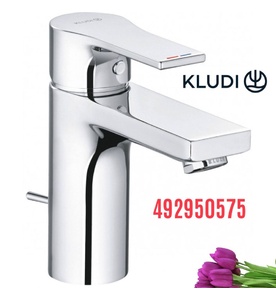 Vòi lavabo nóng lạnh 1 chân Kludi 492950575