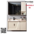 Bộ tủ chậu cao cấp đèn Led Mowoen MW2868-100PVC 
